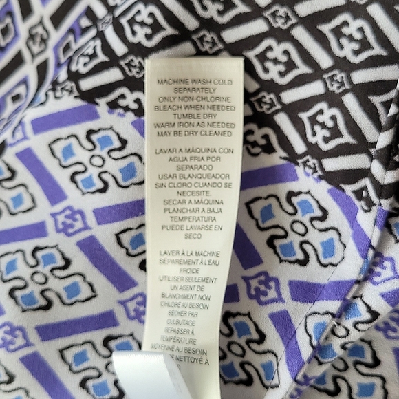 Chico's Lightweight Patchwork Print Top Sz.3=XL/16 - Picture 11 of 11